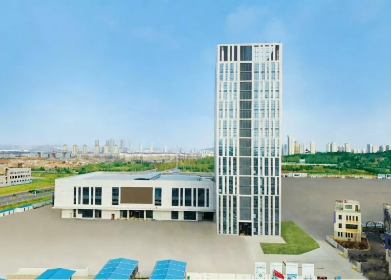 Steel Frame Financial Tower Construction