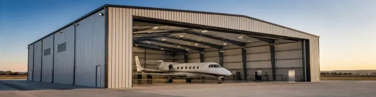 Steel Structure Private Hangar Construction