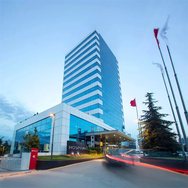 ساختمان اسکلت فلزی بیمارستان مدولار